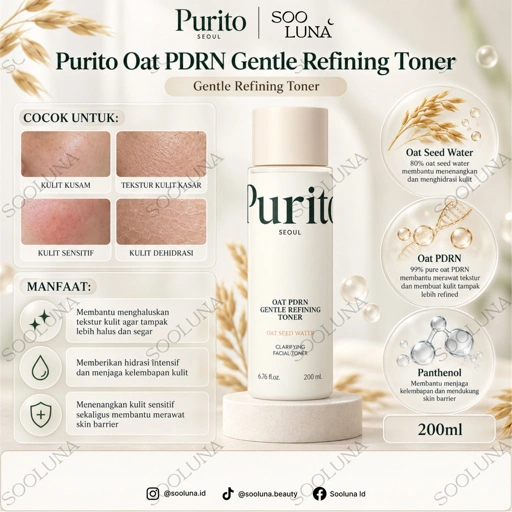 Purito Oat PDRN Gentle Refining Toner 200ml