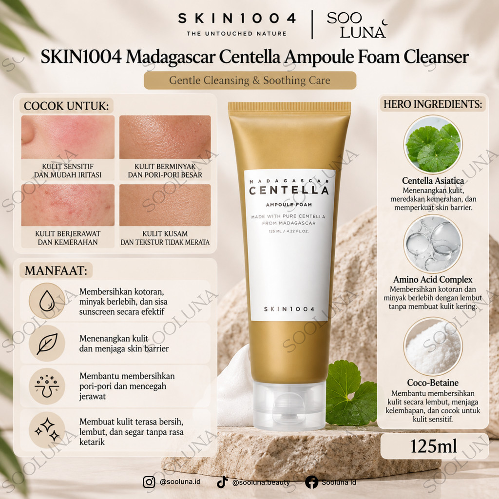 SKIN1004 Madagascar Centella Ampoule Foam Cleanser 125ml