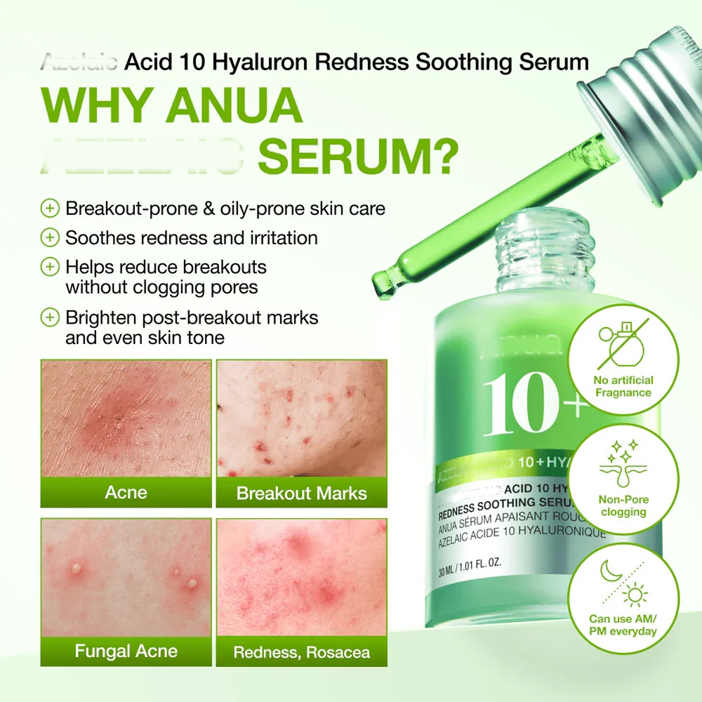 4NU4 4Z3LAlC 4CID 10 Hyaluron Redness Soothing Serum 30ml