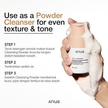 Anua Rice Enzyme Brightening Cleansing Powder 40g