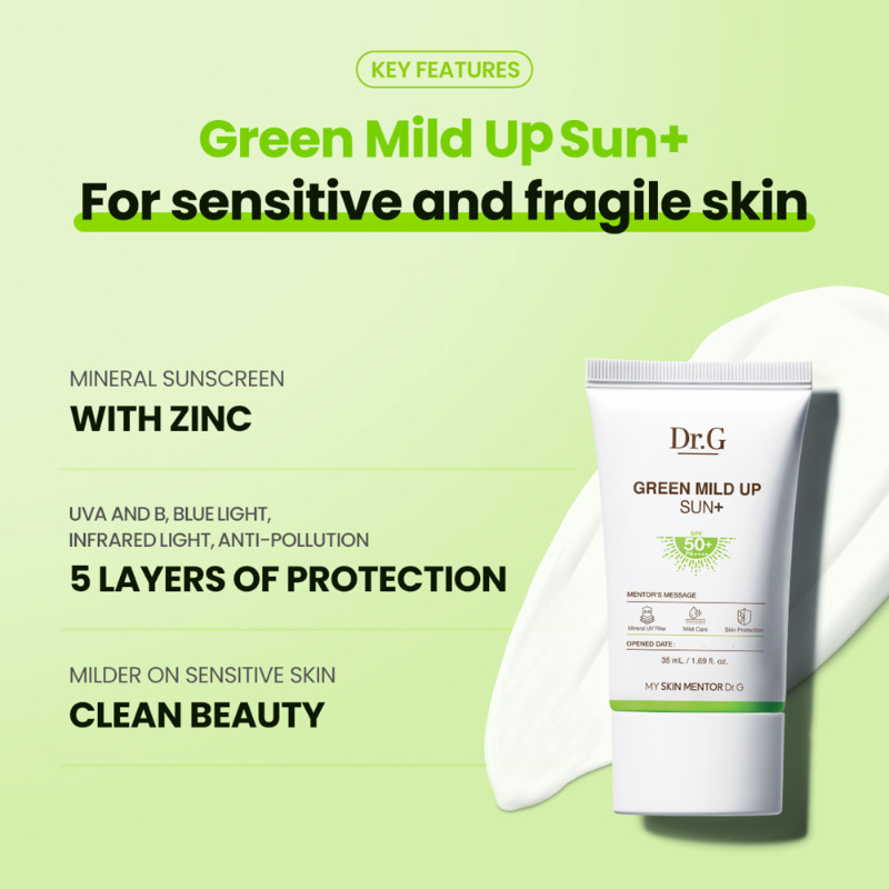 Dr G Green Mild Up Sunscreen 50ml