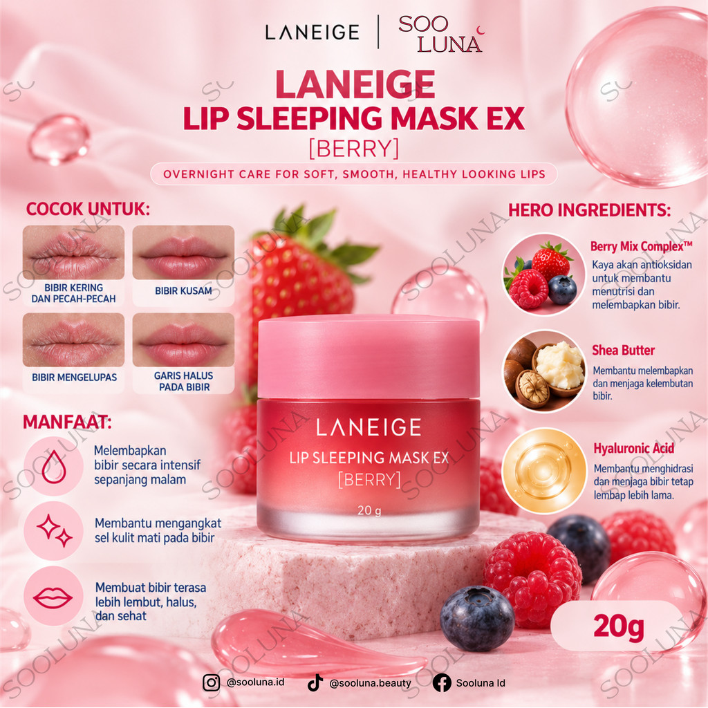 Laneige Lip Sleeping Mask Berry 20g