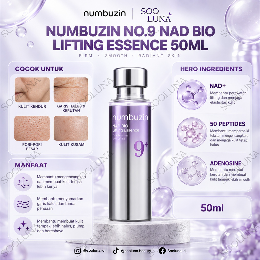 Numbuzin NO.9 NAD BIO LIFTING ESSENCE 50ML