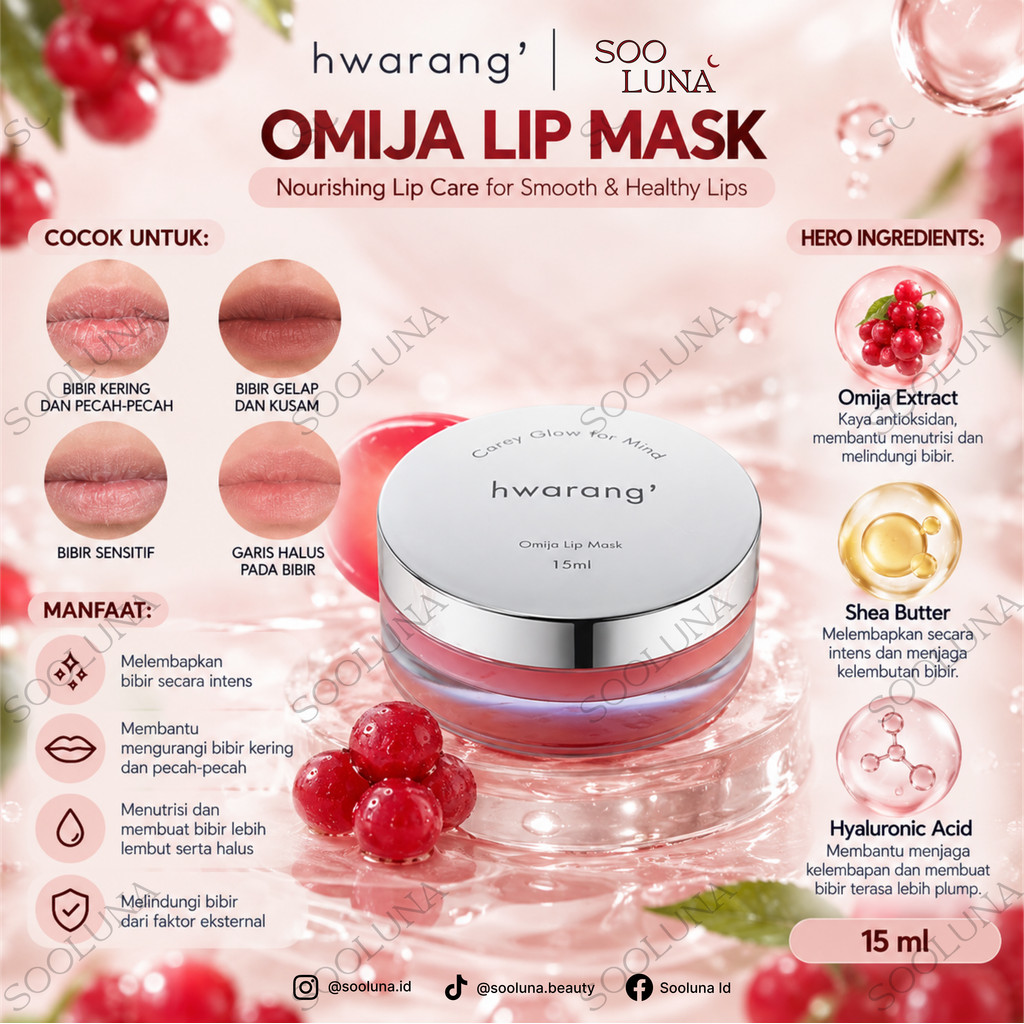 Hwarang Omija Lip Mask 15ml