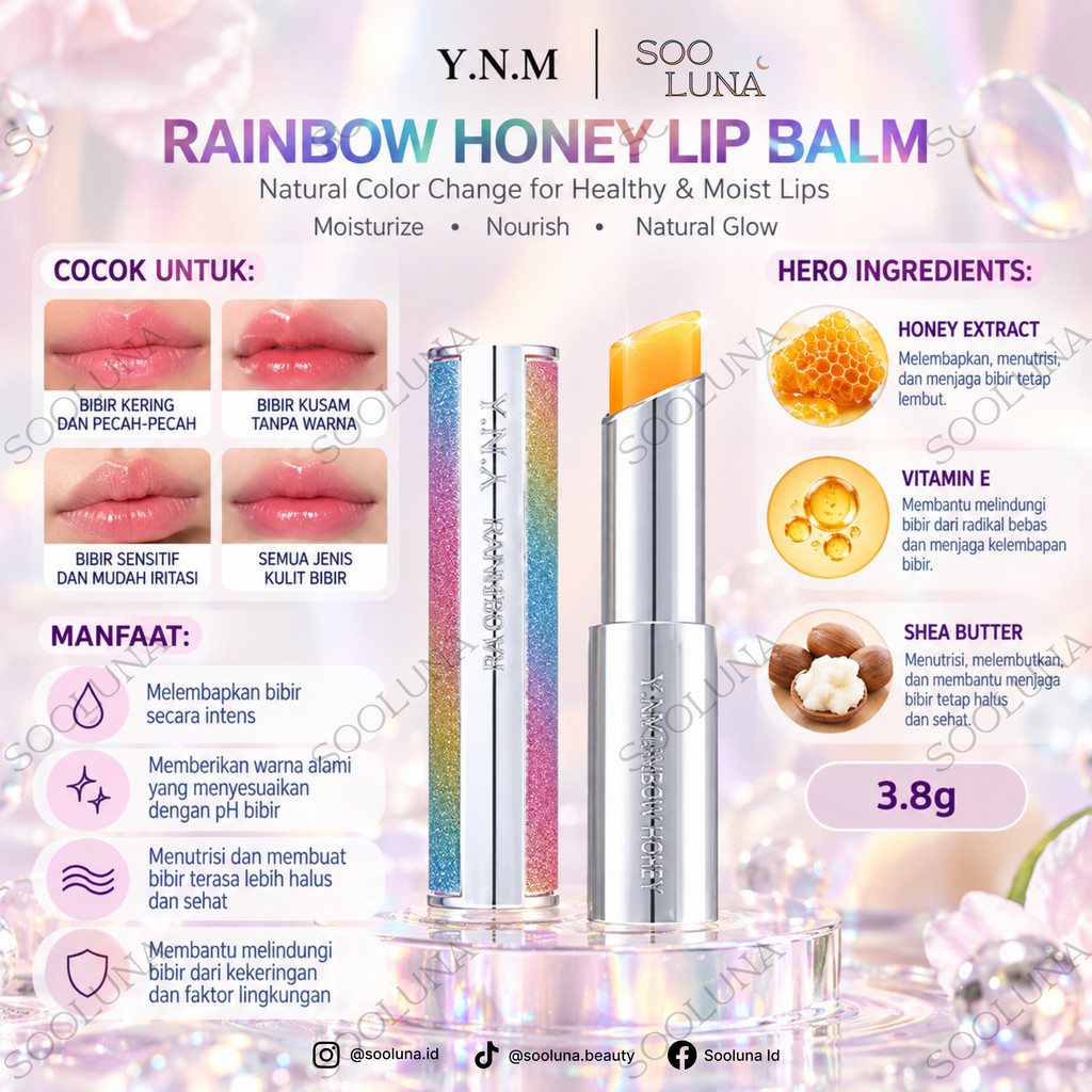 Y.N.M Rainbow Honey Lip Balm
