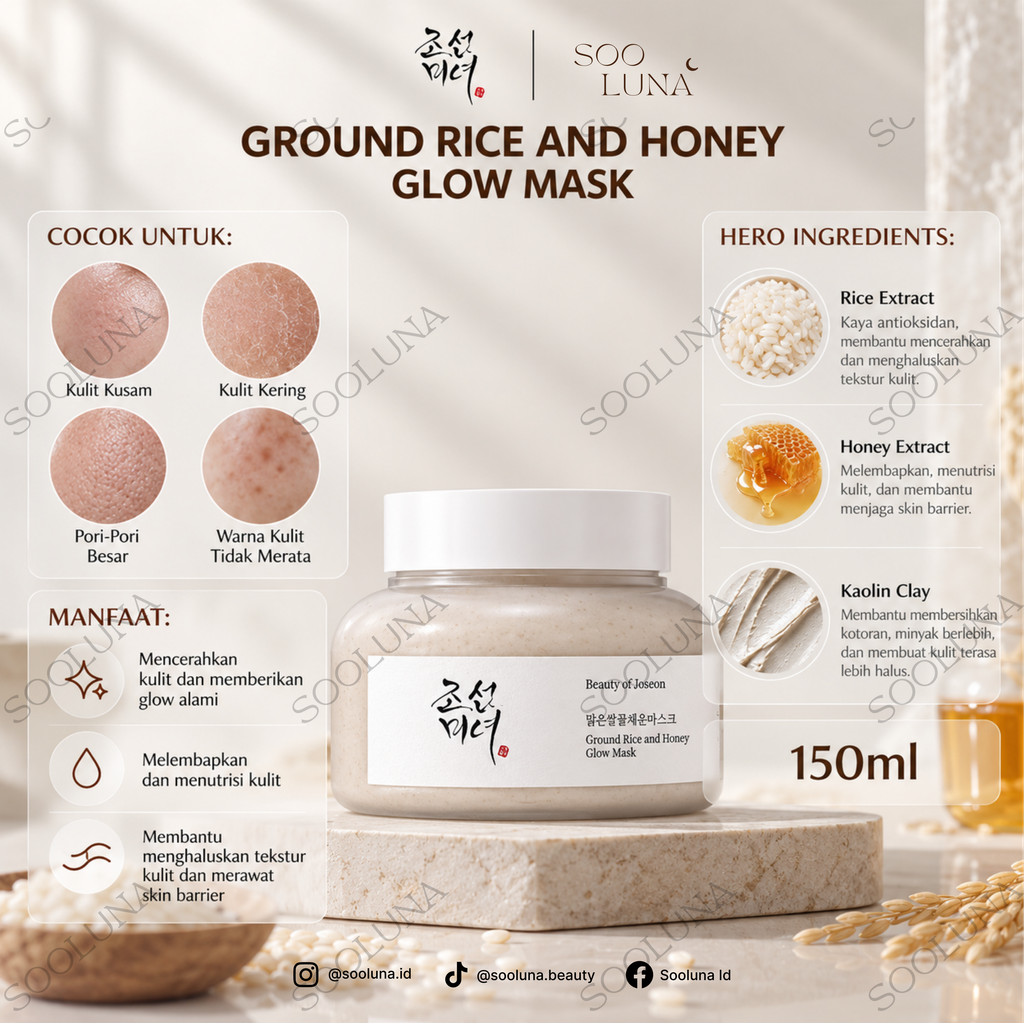 Beauty of Joseon Ground Rice and Honey Glow Mask 150ml