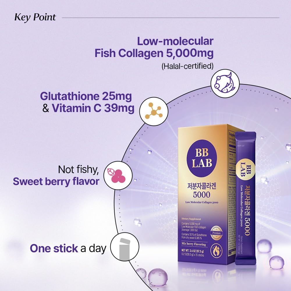 BB L4b L0w M0lecular Collagen 5000 (Isi 15 Sachet)