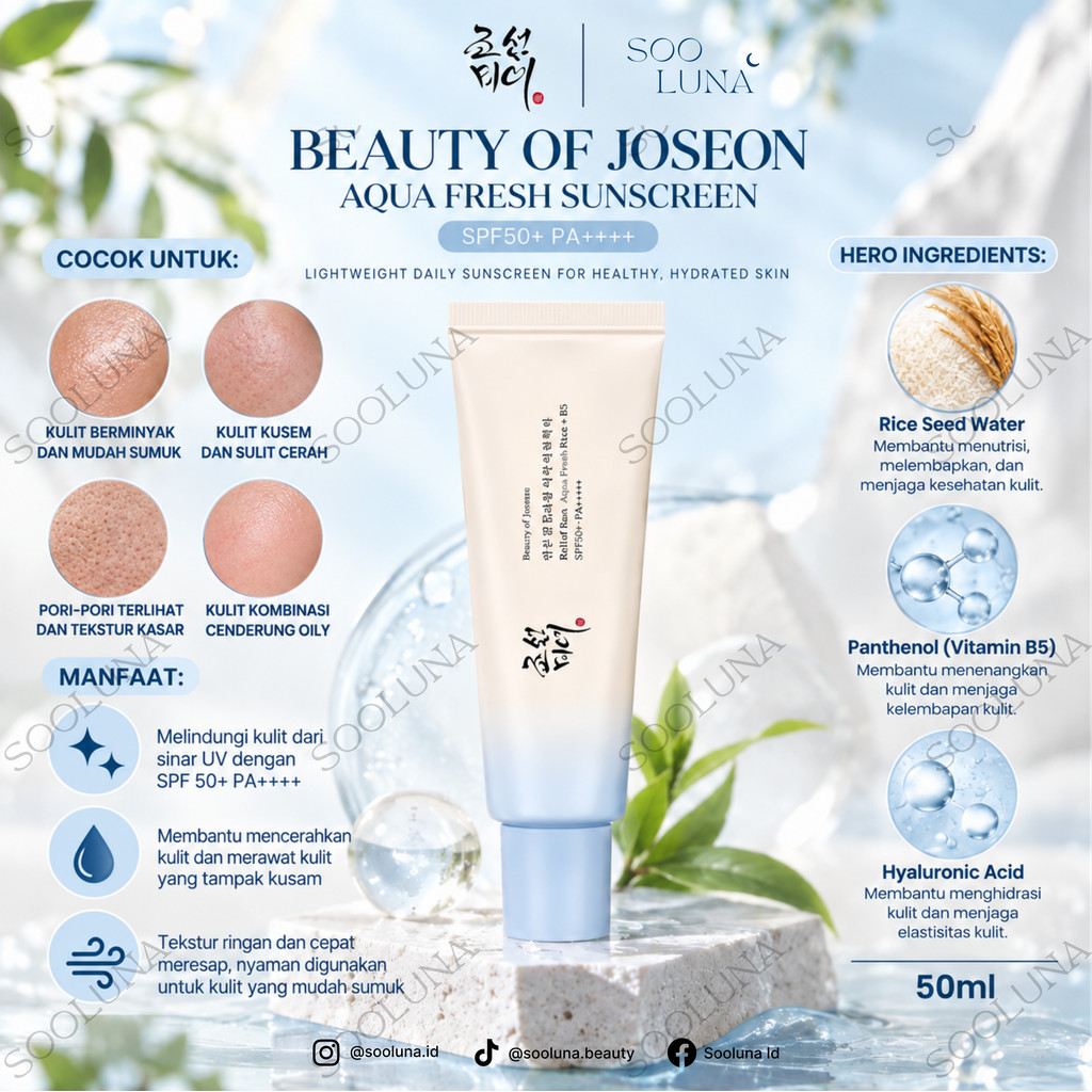 Beauty of Joseon Aqua Fresh Sunscreen 50ml