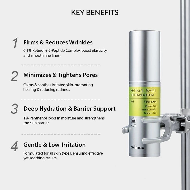 CELIMAX THE VITA-A RETINOL SHOT TIGHTENING SERUM 30ML