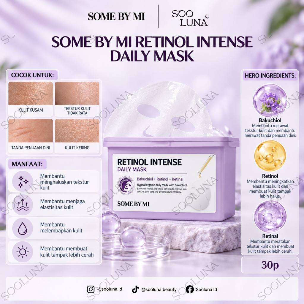 SOME BY MI RETINOL INTENSE DAILY MASK 30p