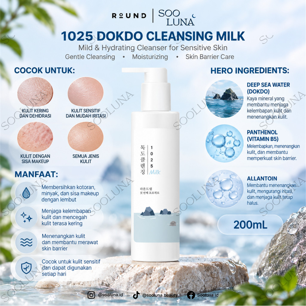 Round Lab 1025 Dokdo Cleansing Milk 200mL