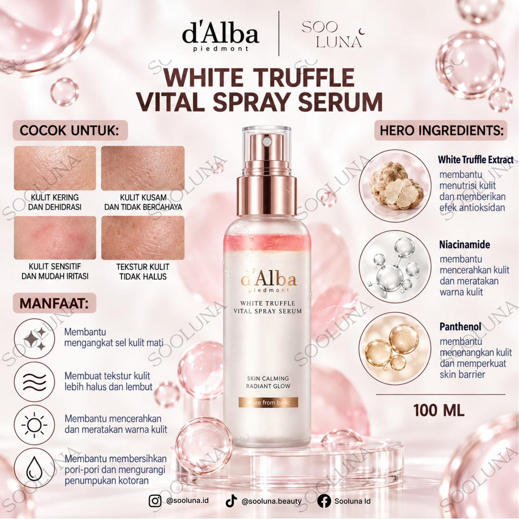 Dalba WHITE TRUFFLE VITAL SPRAY SERUM 100ML