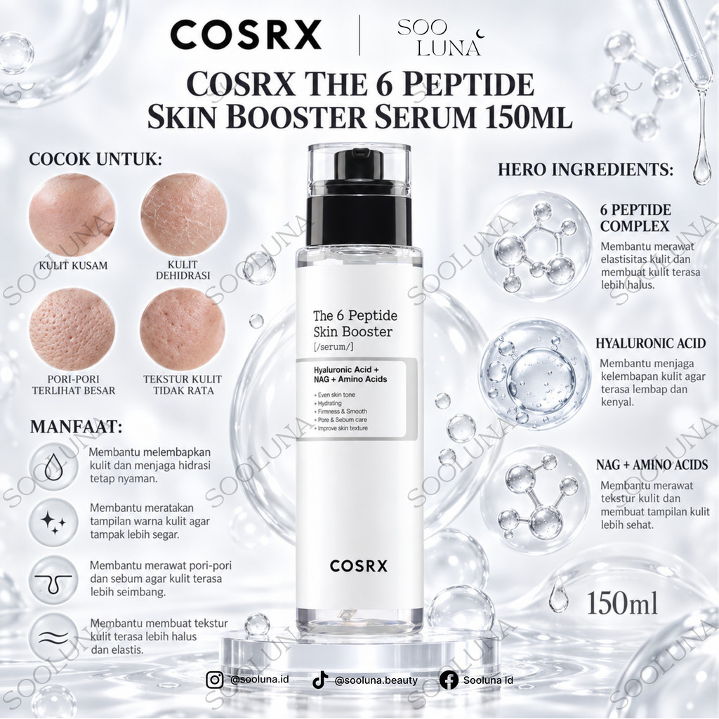 COSRX The 6 Peptide Skin Booster Serum 150ml