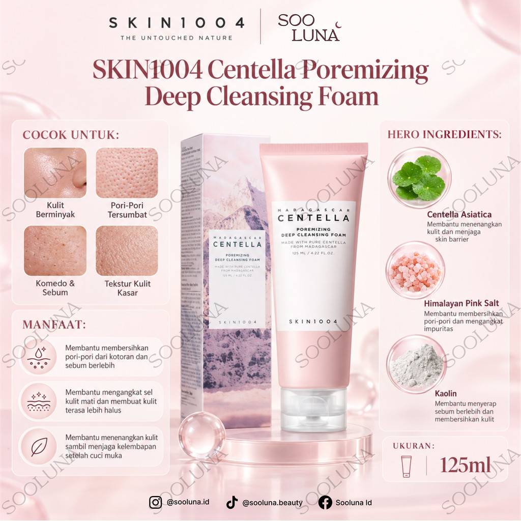 SKIN1004 Centella Poremizing Deep Cleansing Foam 125ml
