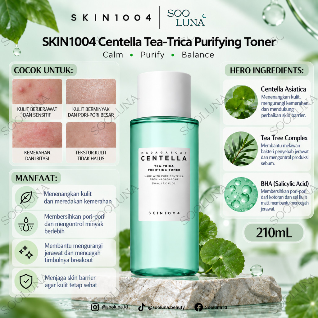 SKIN1004 Centella Tea-Trica Purifying Toner 210ml