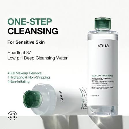 Anua Heartleaf Low pH Deep Cleansing Water 500ml