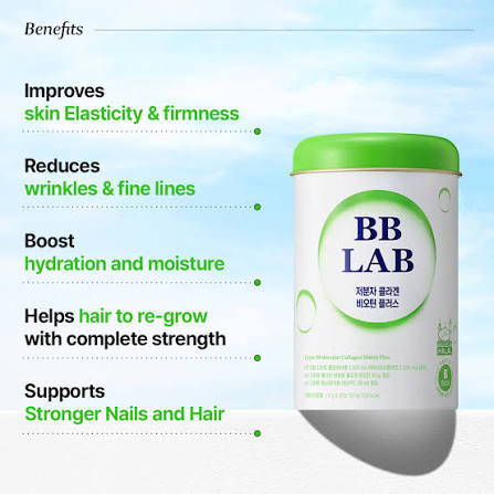 BB Lab (Halal) Low Molecular Collagen of Biontin Plus (isi 30 sachet)