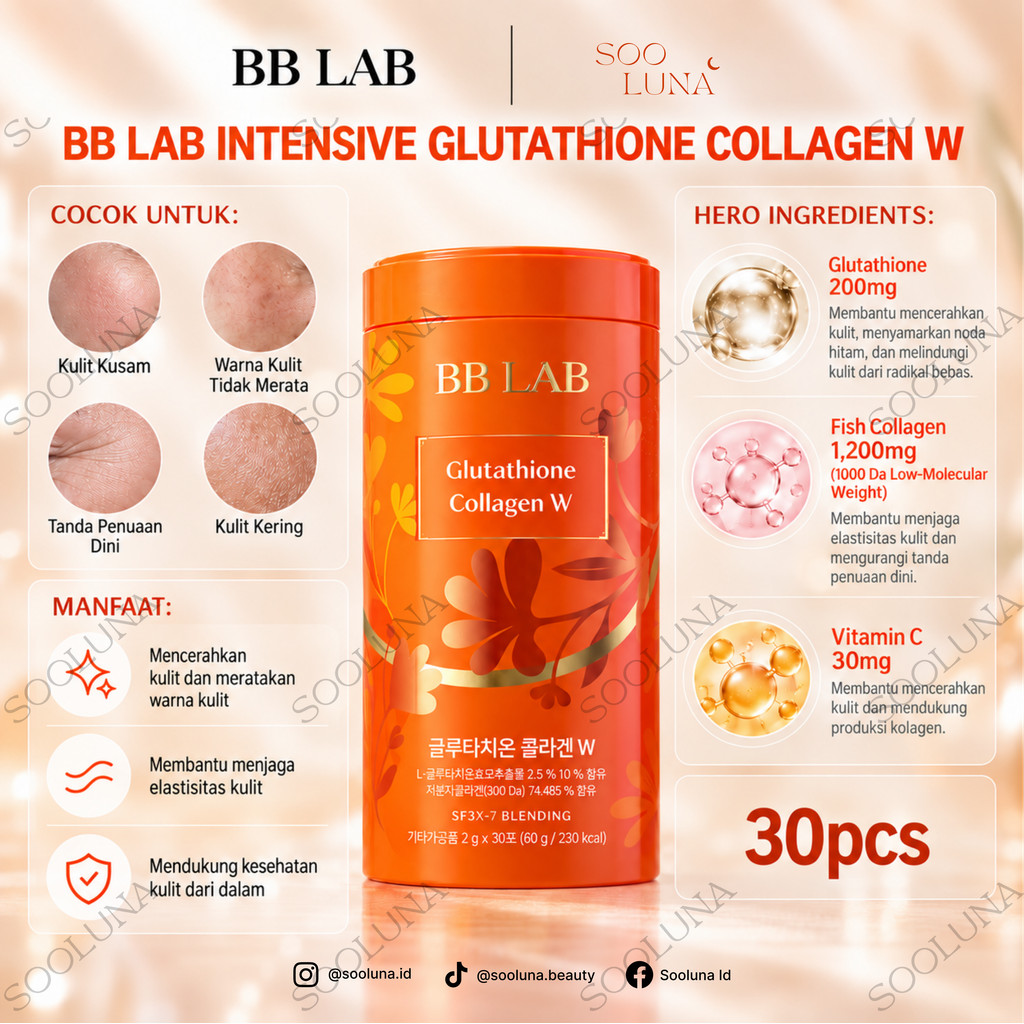 BB Lab Intensive Glutathione Collagen W 30pcs