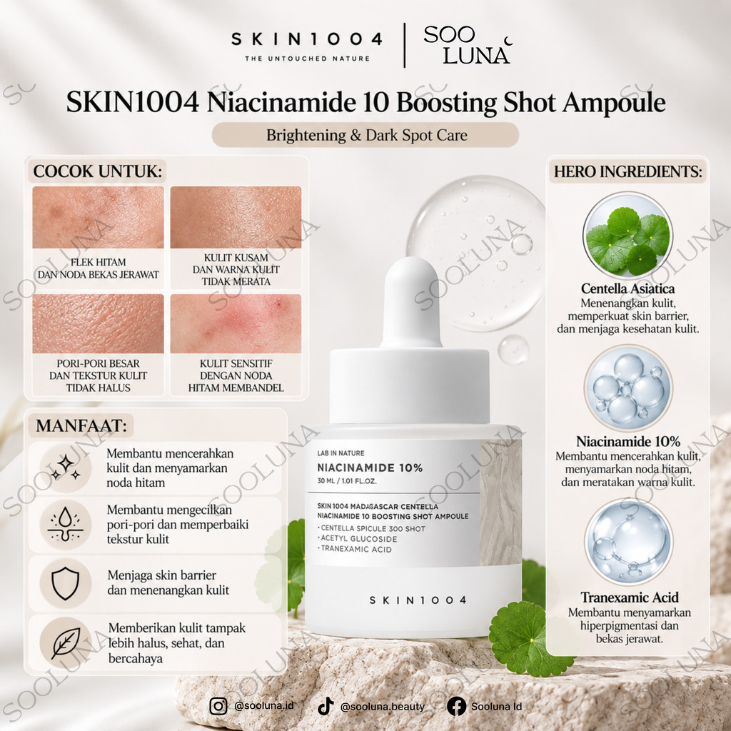 SKIN1004 Niacinamide 10 Boosting Shot Ampoule 30ml