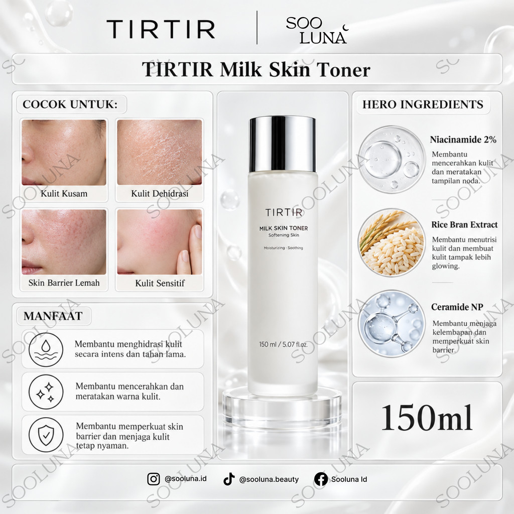 TIRTIR Milk Skin Toner 150ml