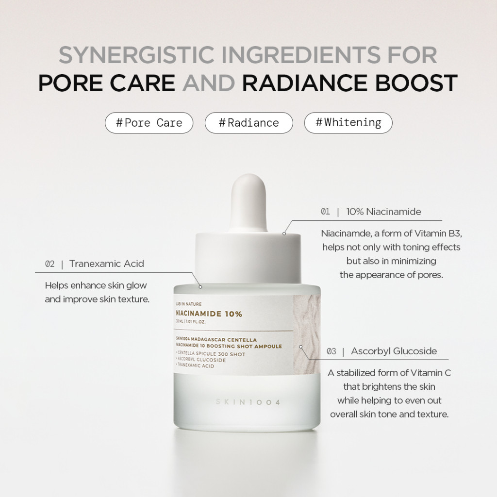 SKIN1004 Niacinamide 10 Boosting Shot Ampoule 30ml