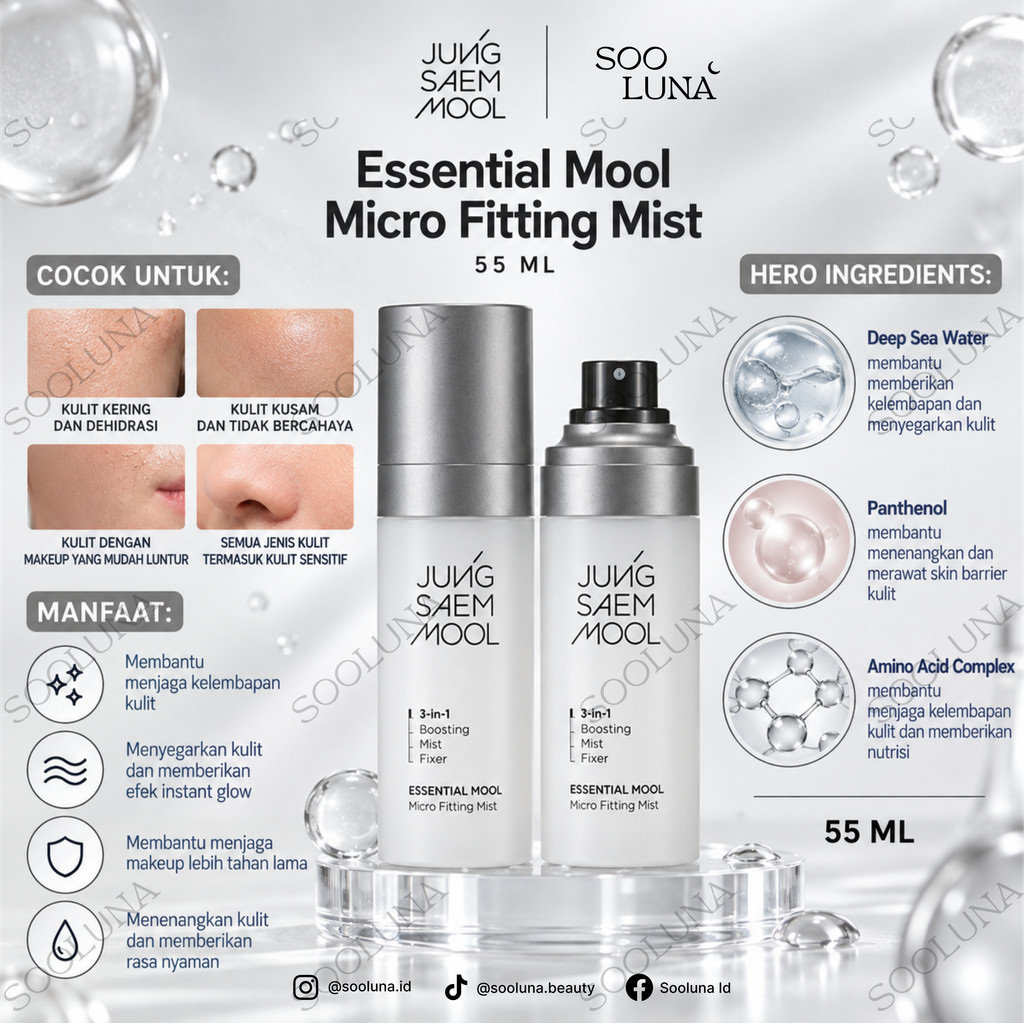 JSM Essential Mool Micro Fitting Mist 55ml