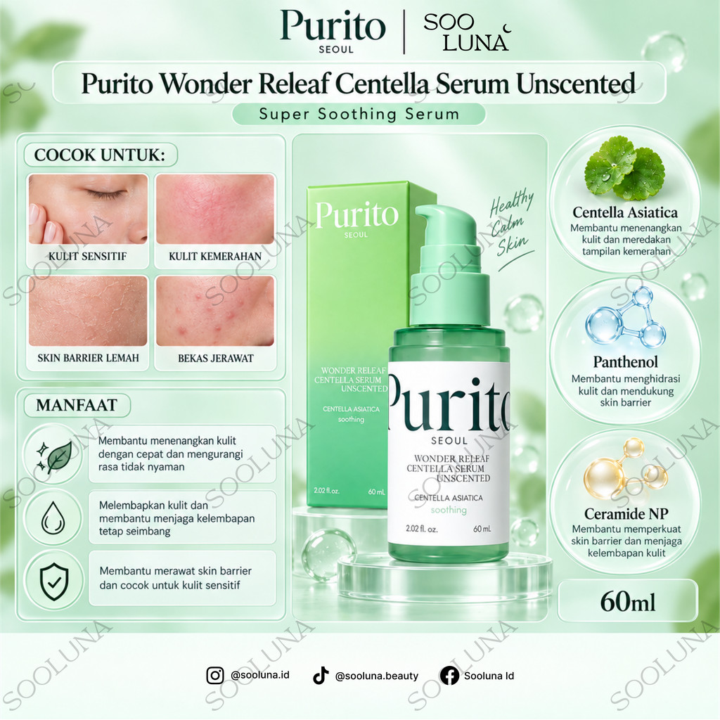Purito Centella Unscented Serum 50ml