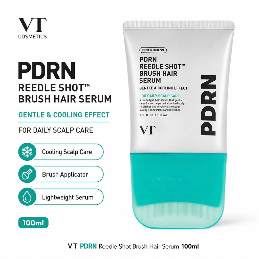 VT PDRN REEDLE SHOT BRUSH HAIR SERUM 100ml