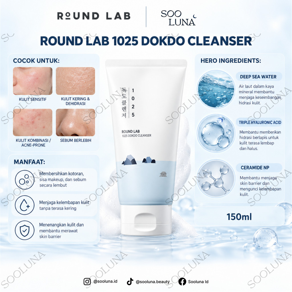 Round Lab 1025 Dokdo Cleanser 150ml