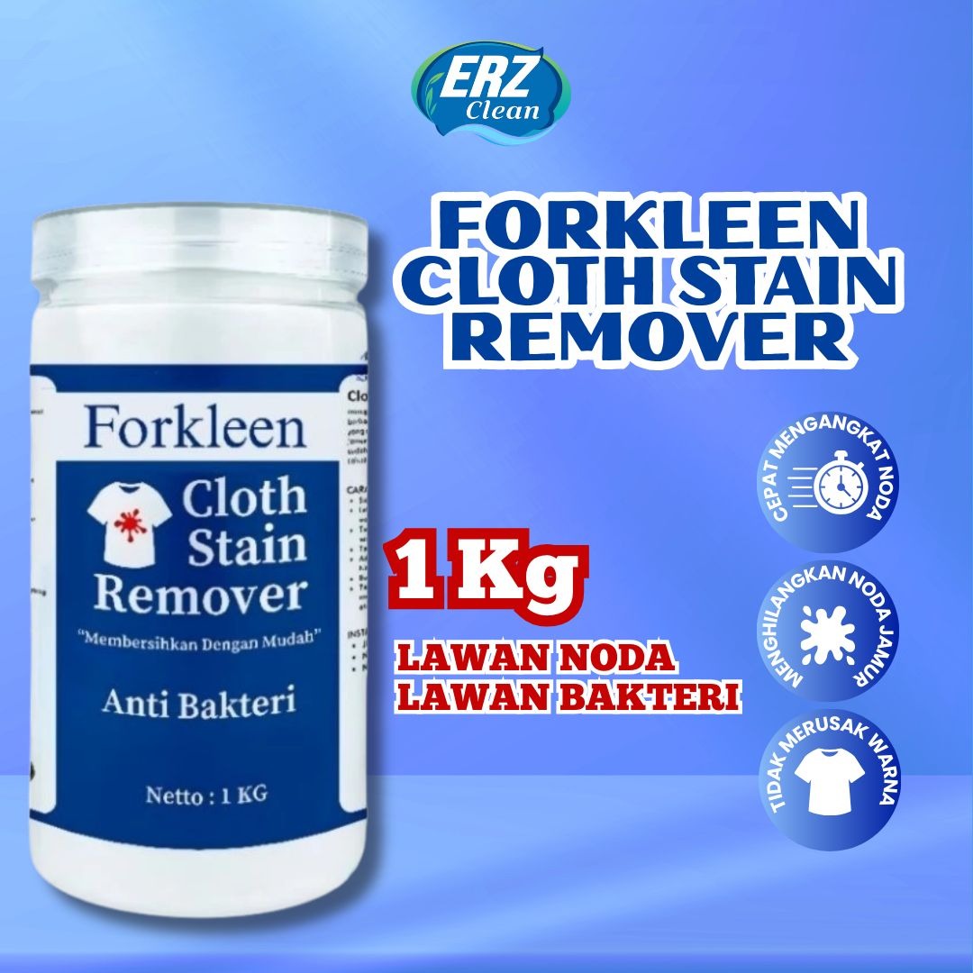 ERZ Clean Forkleen Pembersih Pakaian 1Kg Pemutih Penghilang Noda Membandel
