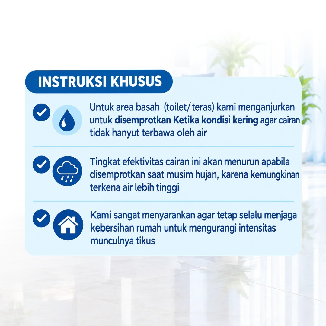 ERZ Clean Spray Pengusir Tikus Alami Formula Aromatic Ampuh Melindungi Rumah