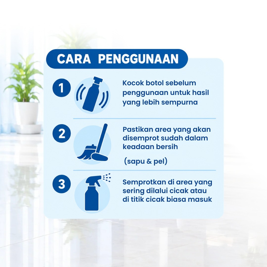 Spray Pengusir Cicak ERZ Clean 100ml / 250ml | Anti Cicak Aromatic Spray Ampuh & Tidak Beracun
