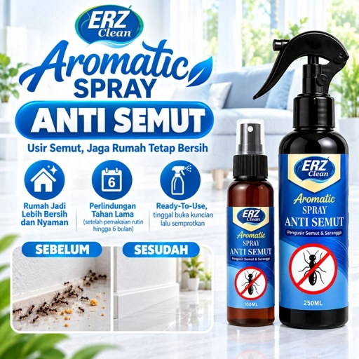 ERZ Clean Anti Semut Aromatic Spray Aman Alami 250ml 100ml