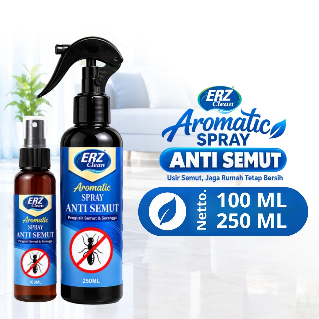ERZ Clean Anti Semut Aromatic Spray Aman Alami 250ml 100ml