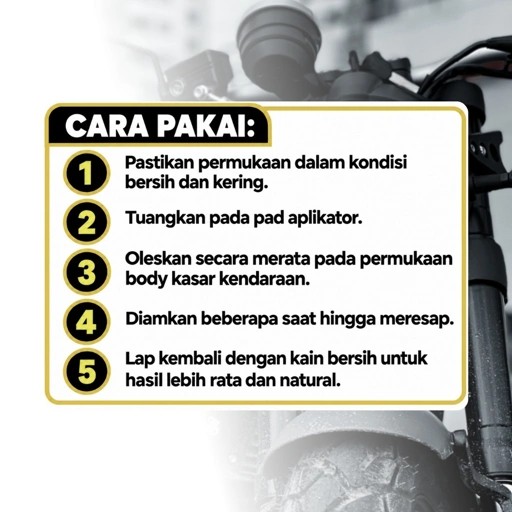 ERZ Clean Penghitam Body Motor Mobil Permanent Waterbased Trim Hitam Doff