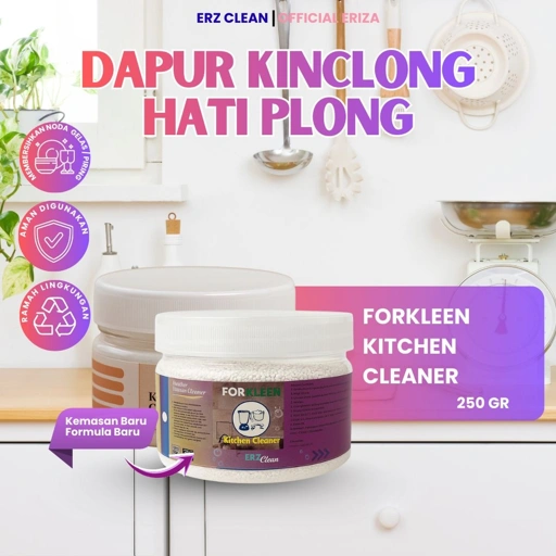 ERZ Clean Forkleen Pembersih Peralatan Dapur Kitchen Cleaner 250gr 500gr