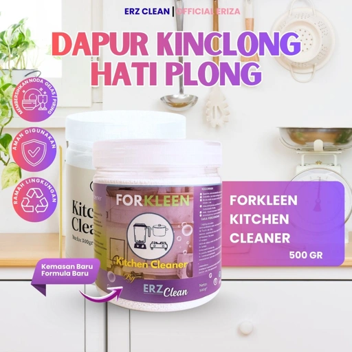 ERZ Clean Forkleen Pembersih Peralatan Dapur Kitchen Cleaner 250gr 500gr