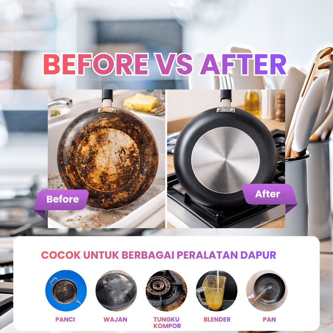 ERZ Clean Forkleen Pembersih Peralatan Dapur Kitchen Cleaner 250gr 500gr