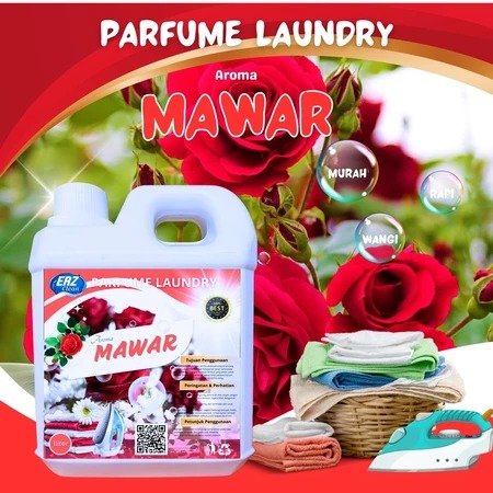 ERZ Clean Parfum Laundry Super Wangi Tahan Lama Pewangi Pakaian Anti Apek
