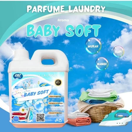 ERZ Clean Parfum Laundry Super Wangi Tahan Lama Pewangi Pakaian Anti Apek
