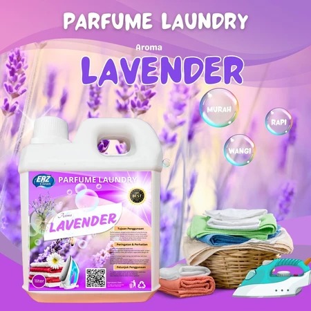 ERZ Clean Parfum Laundry Super Wangi Tahan Lama Pewangi Pakaian Anti Apek