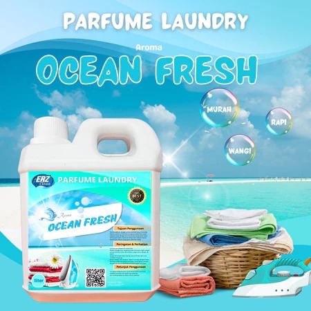 ERZ Clean Parfum Laundry Super Wangi Tahan Lama Pewangi Pakaian Anti Apek