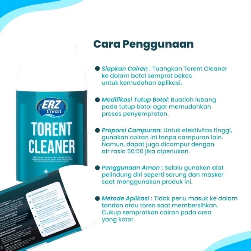 ERZ Clean Torent Cleaner Pembersih Toren Tangki Bak Kamar Mandi Pipa Rumah