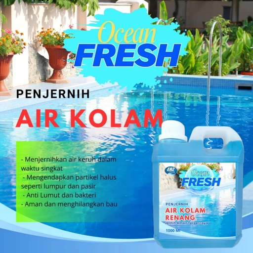 Anti Alga Pembiru Kolam Renang Anti Kuman Anti Lumut 1 L / Cairan Pembersih Air Kolam Ampuh by Erz Clean