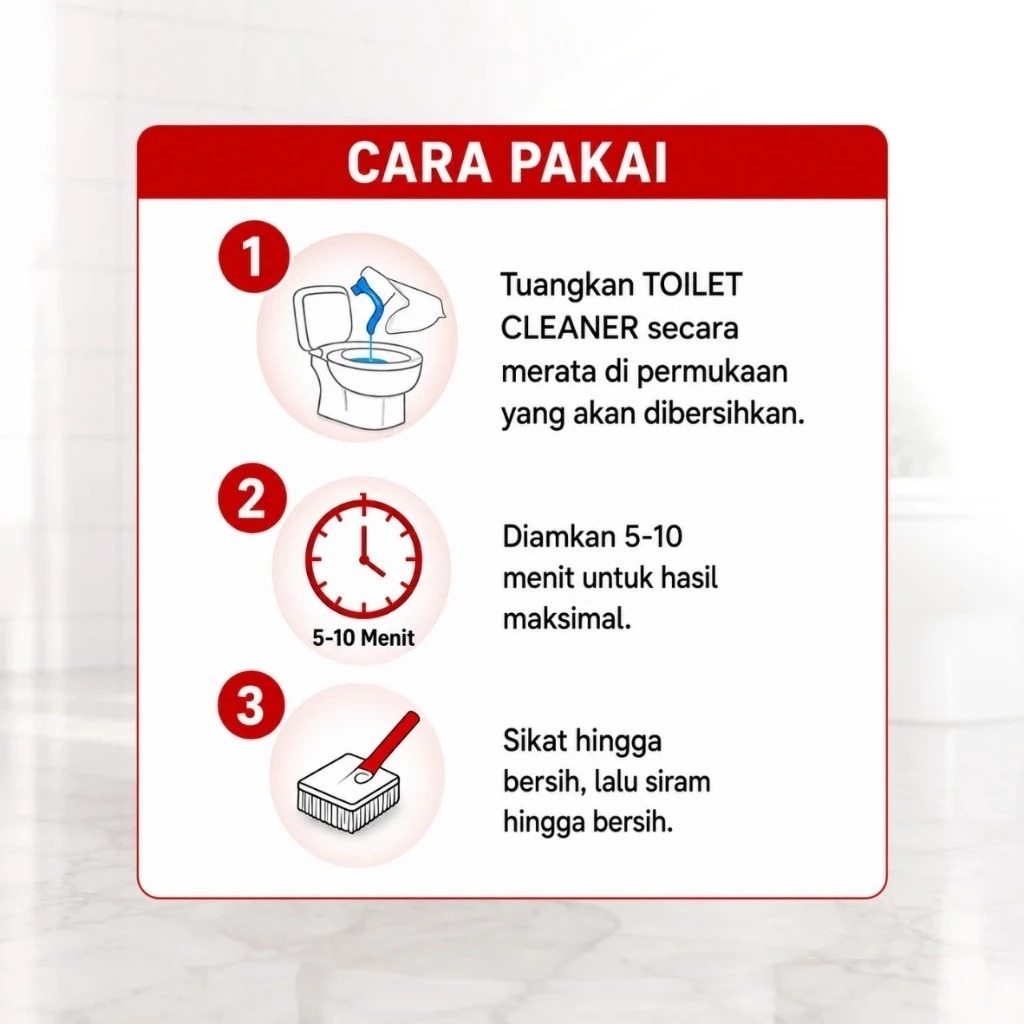 ERZ Clean Toilet Cleaner 1 Liter Pembersih Kamar Mandi WC Kloset Keramik Stainless