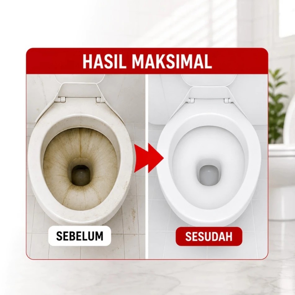 ERZ Clean Toilet Cleaner 1 Liter Pembersih Kamar Mandi WC Kloset Keramik Stainless