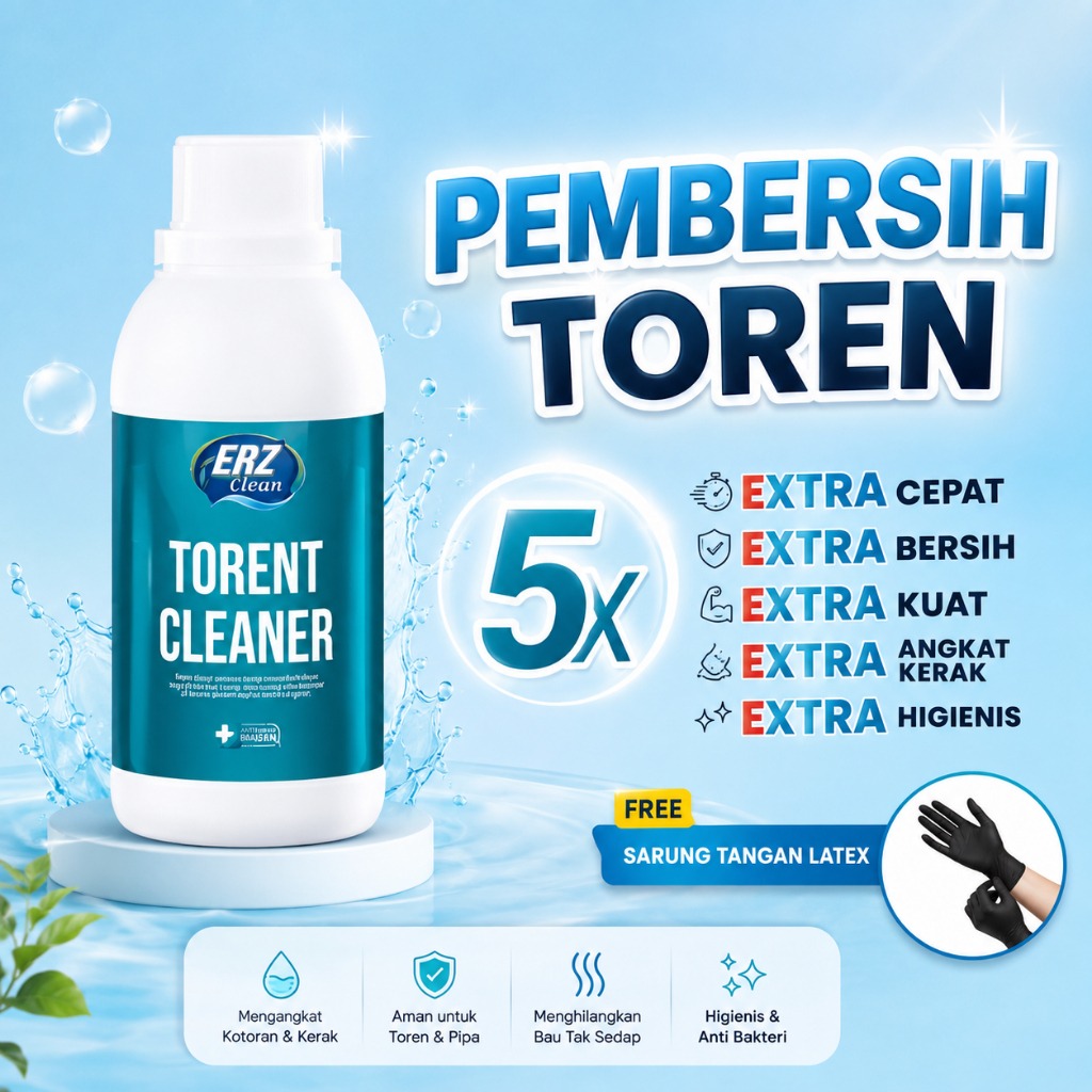 ERZ Clean Torent Cleaner Pembersih Toren Tangki Bak Kamar Mandi Pipa Rumah