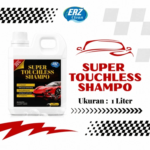 ERZ Clean Shampo Motor Mobil 1 Liter Super Touchless Busa Melimpah Tanpa Sentuh