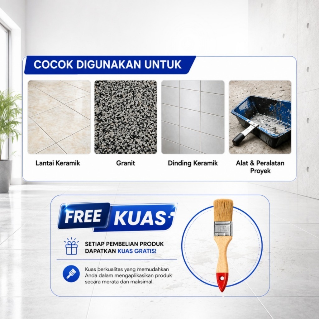 ERZ Clean Semen dan Cat Remover - Cairan Pembersih Semen Keramik Lantai Kamar Mandi by ERZ Clean
