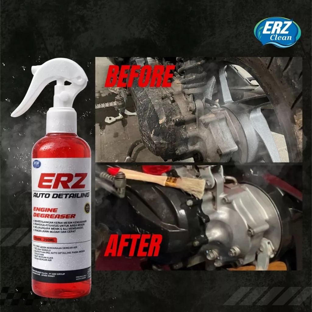 ERZ Clean Auto Detailing Pembersih Kerak Mesin Motor Mobil Engine Degreaser 250ml